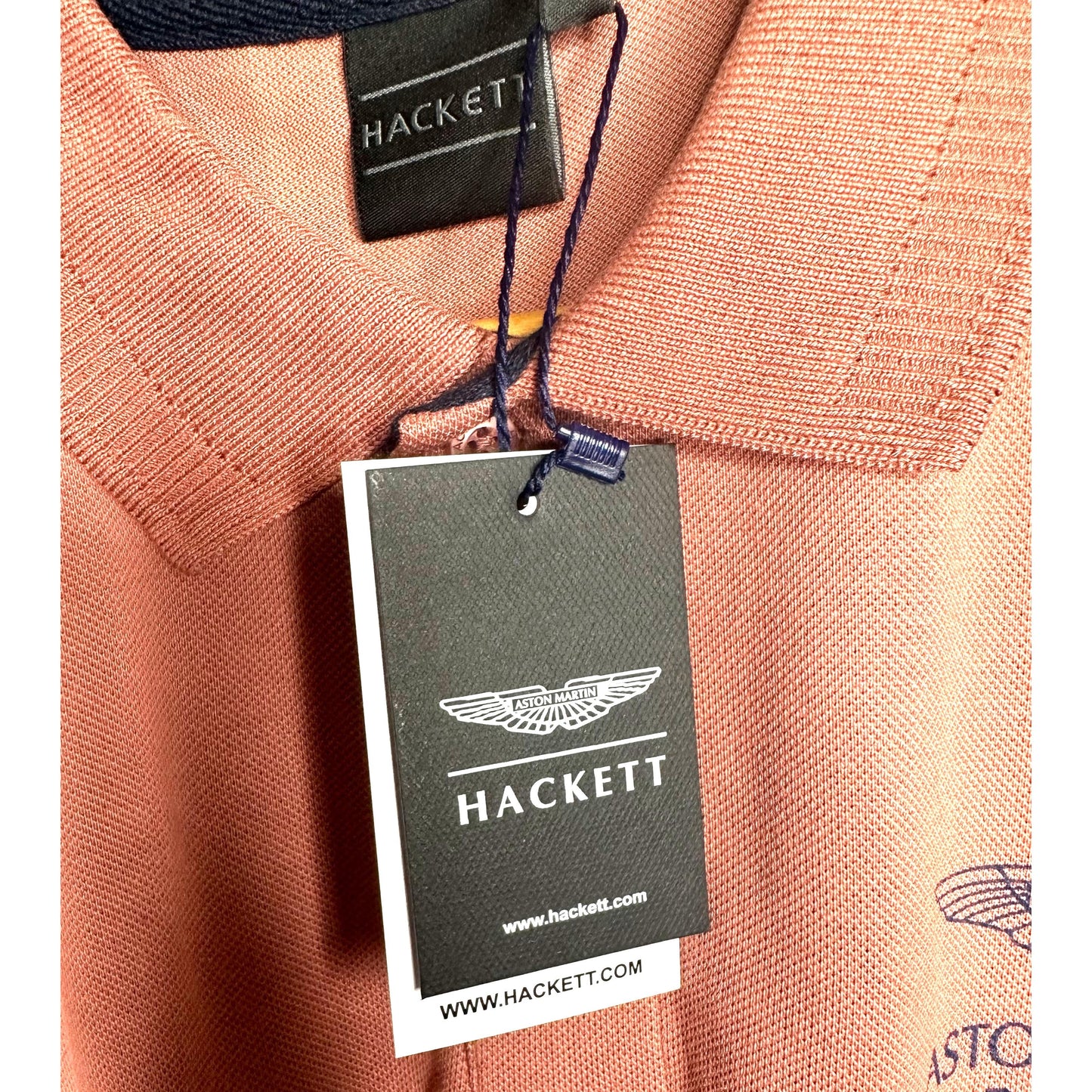 Hackett x Aston Martin Polo – Refined Rose Luxury Style