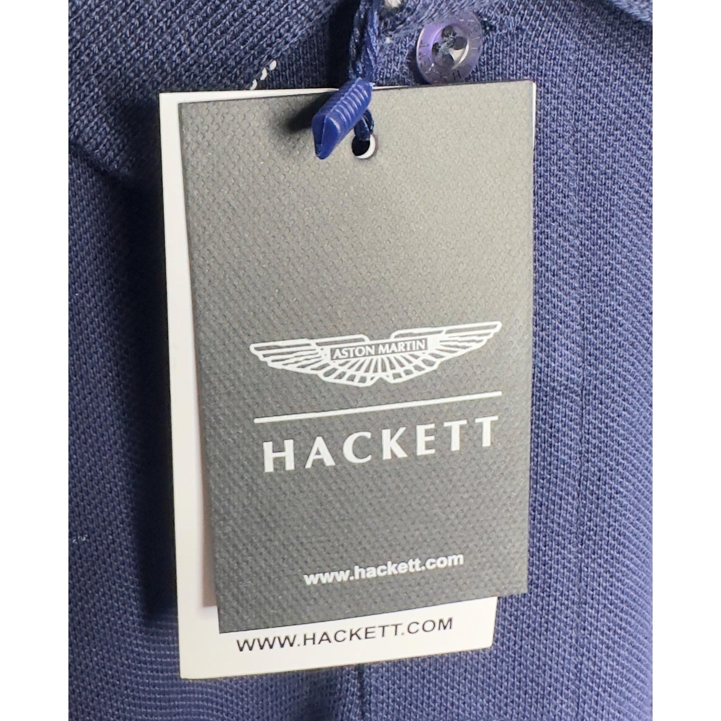 Hackett x Aston Martin Polo – Classic Navy Heritage Style