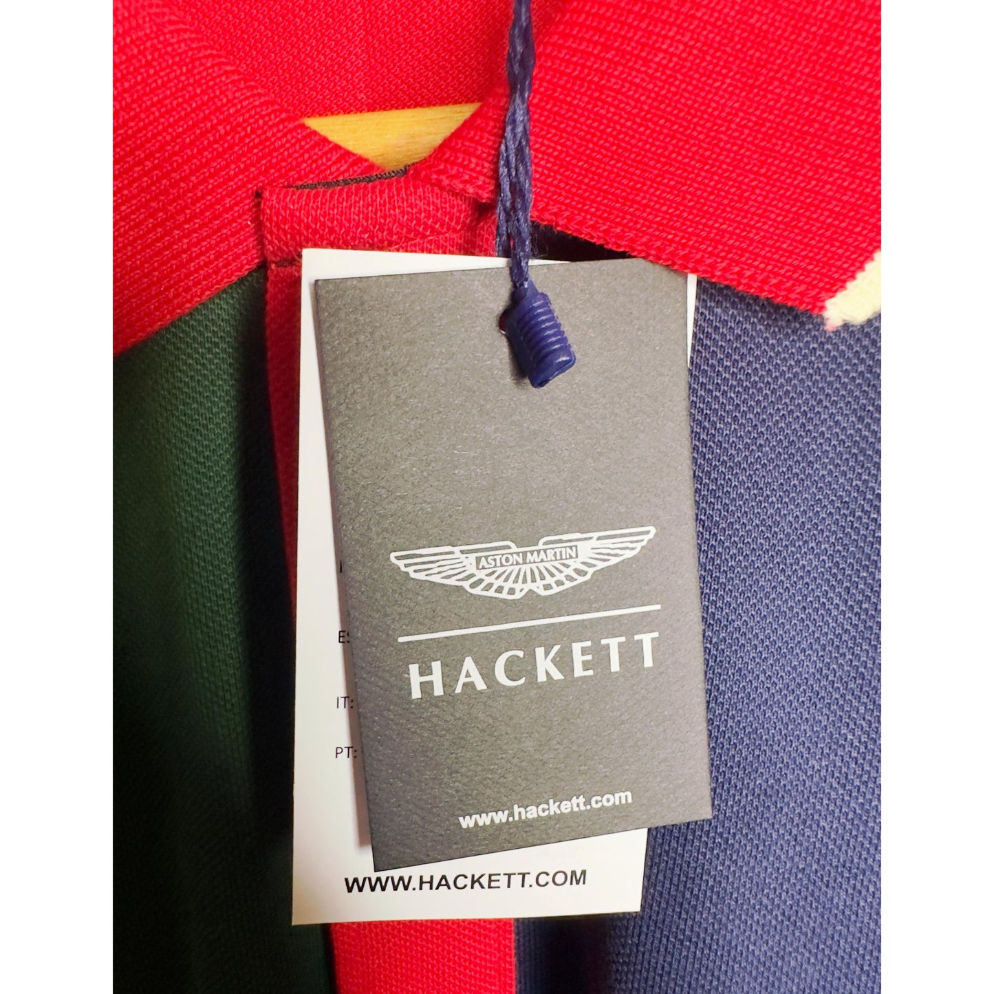 Luxury Hackett Polo Shirt – Bold Colorblock Edition