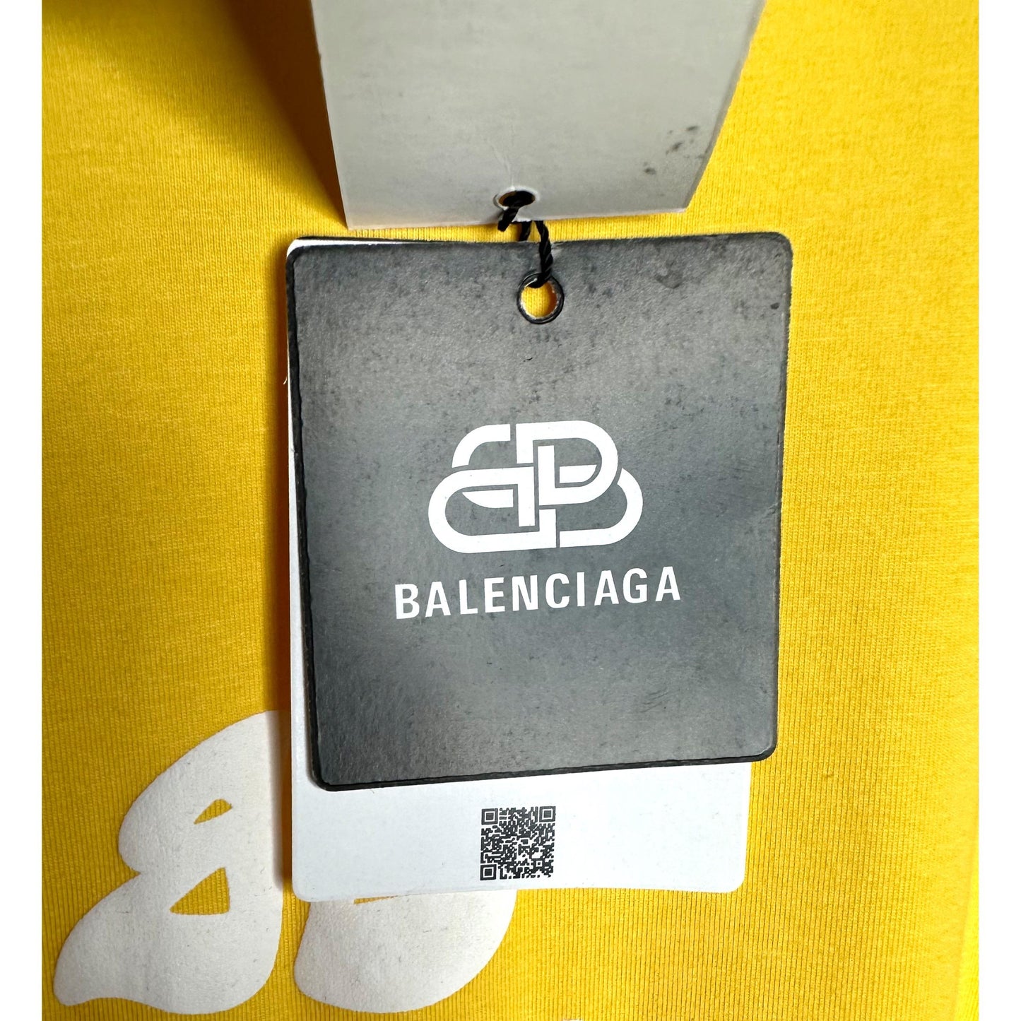 BALENCIAGA MEN’S PREMIUM COTTON T-SHIRT – YELLOW MULTICOLOR PRINT | OVERSIZED STREETWEAR STYLE | CASUAL & LUXURY FASHION TEE