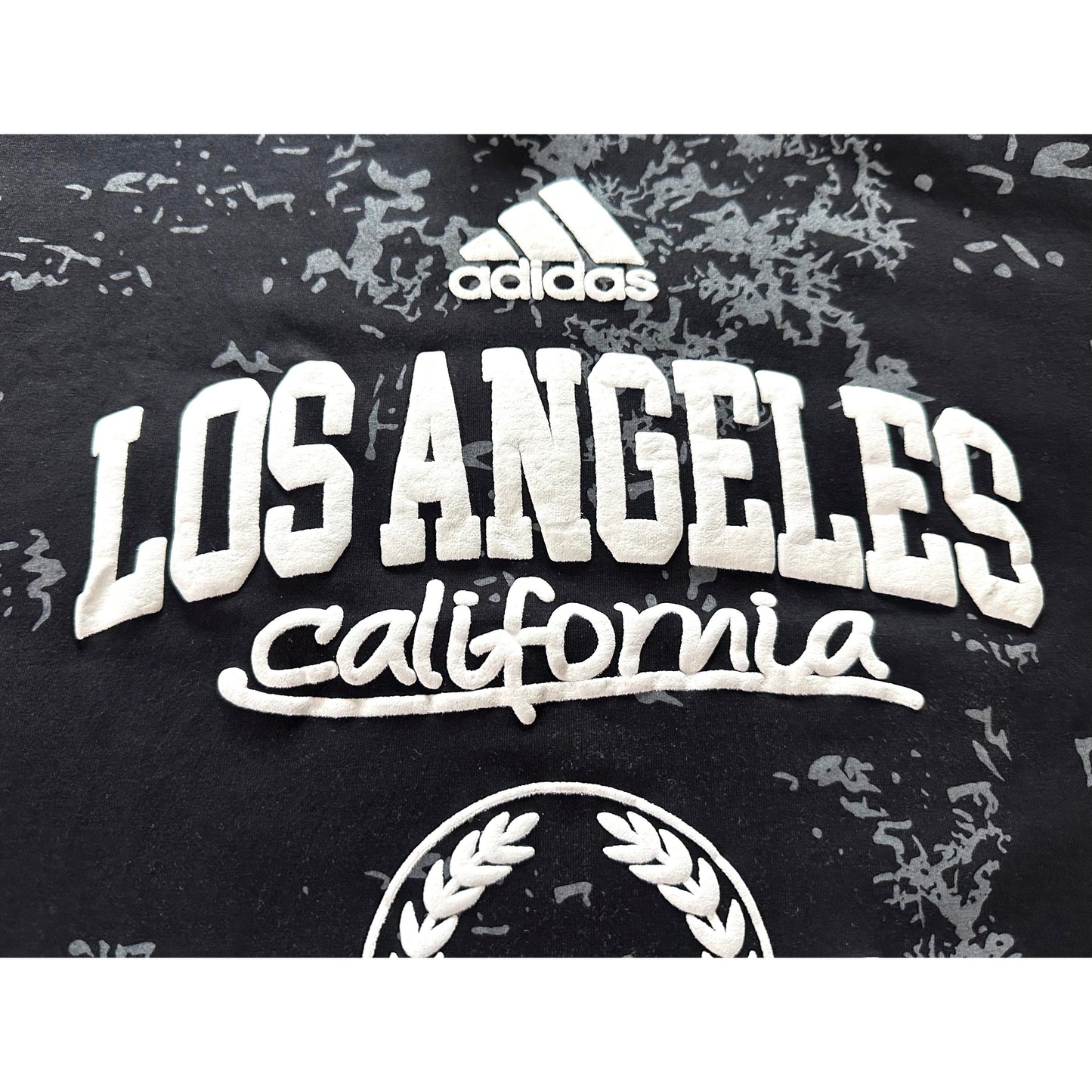 Adidas Designer Black Tee – Sporty Los Angeles Championship Edition