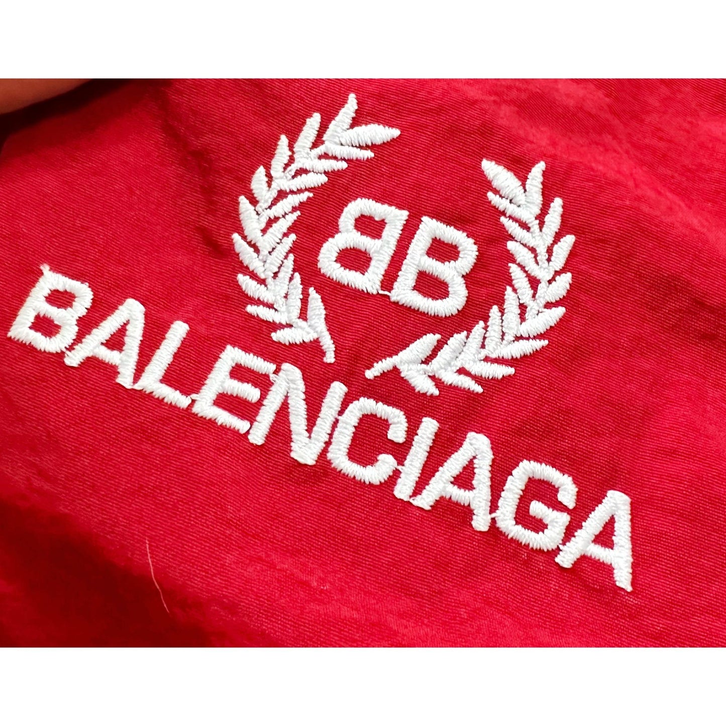 BALENCIAGA MEN'S TRACK PANTS | RED & BLACK SIDE STRIPE JOGGERS | LOGO PRINT| CASUAL SPORTSWEAR