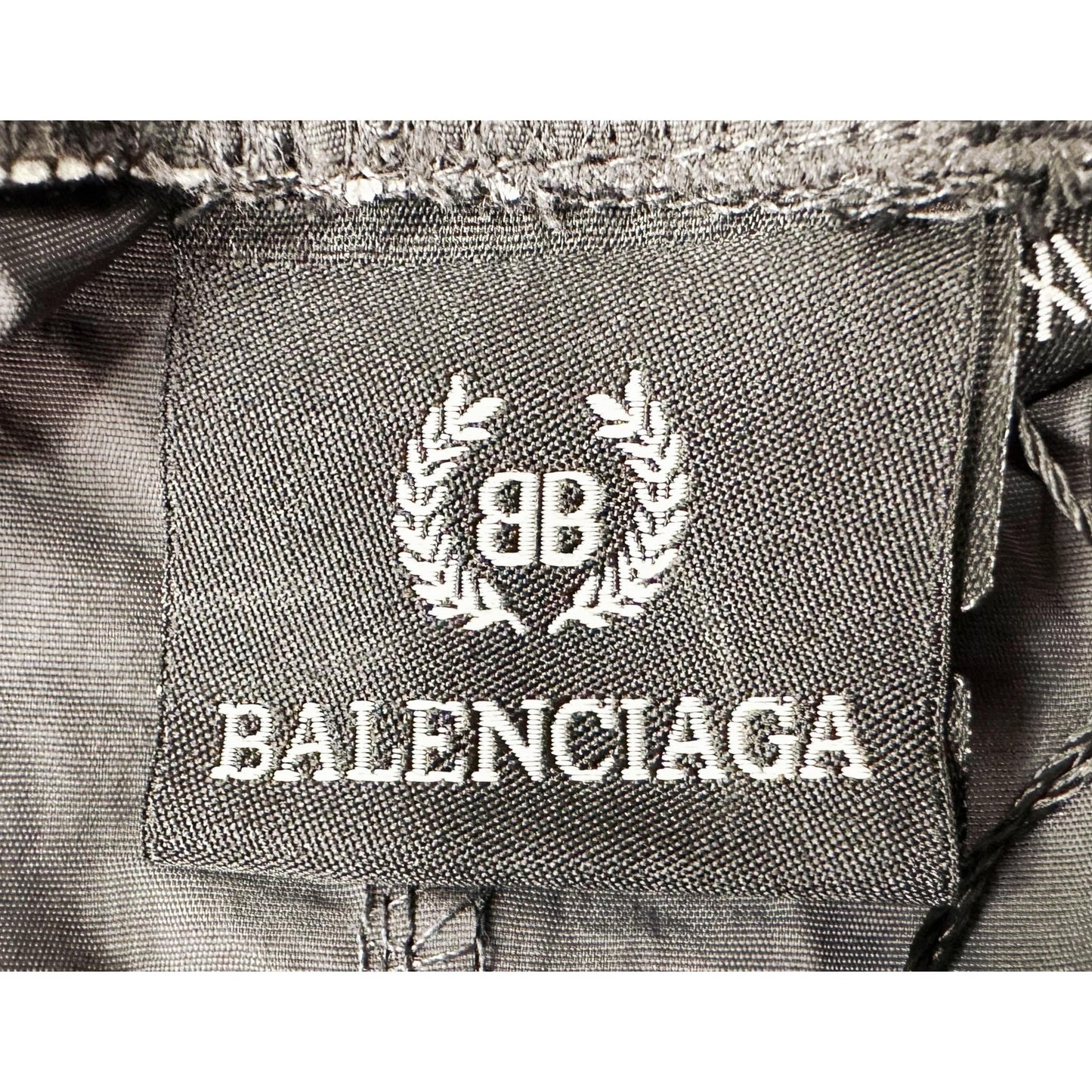 BALENCIAGA MEN'S TRACK PANTS | BLACK & BEIGE SIDE STRIPE JOGGERS | LOGO PRINT | CASUAL SPORTSWEAR