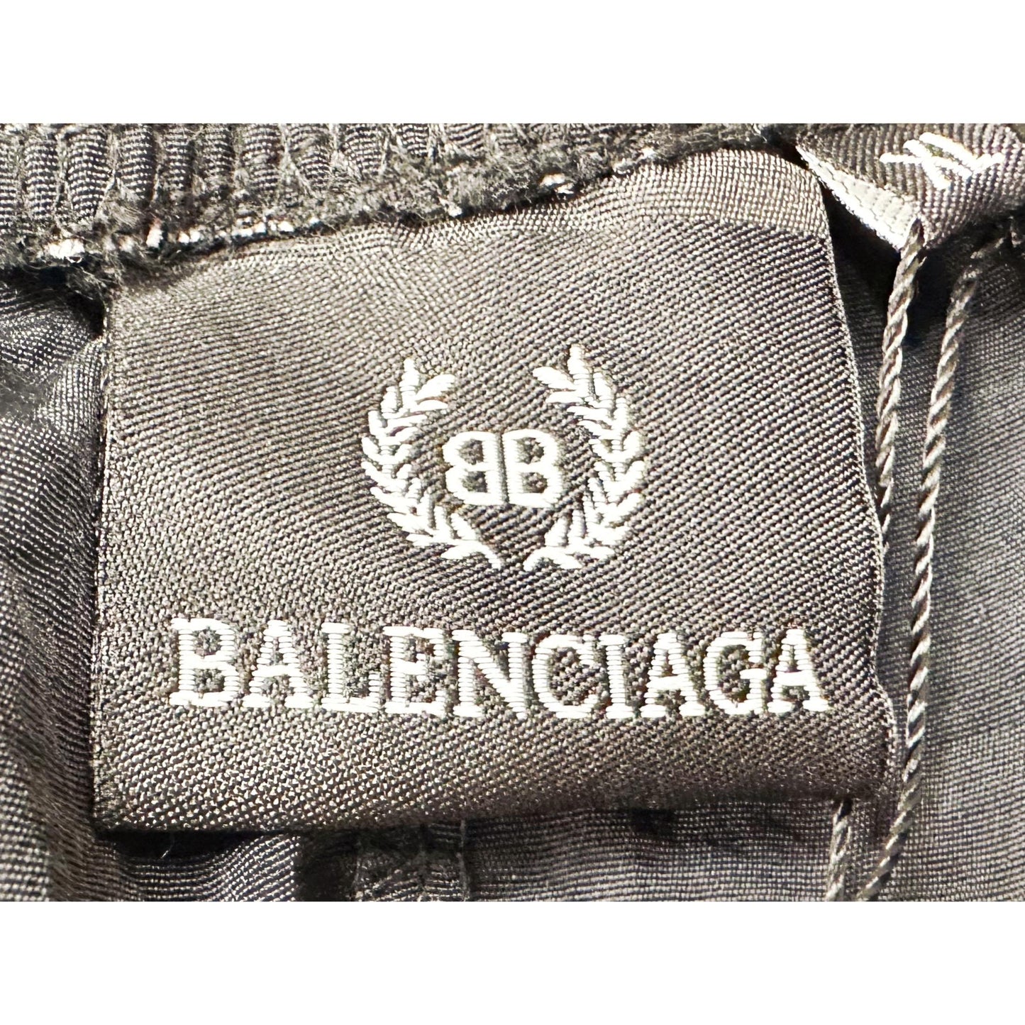BALENCIAGA MEN'S TRACK PANTS | BLACK & RED SIDE STRIPE JOGGERS | LOGO PRINT  | CASUAL SPORTSWEAR