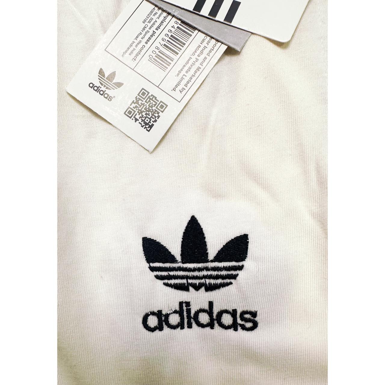 Classic Adidas 3-Stripes Cotton White Track Pants – Everyday Comfort