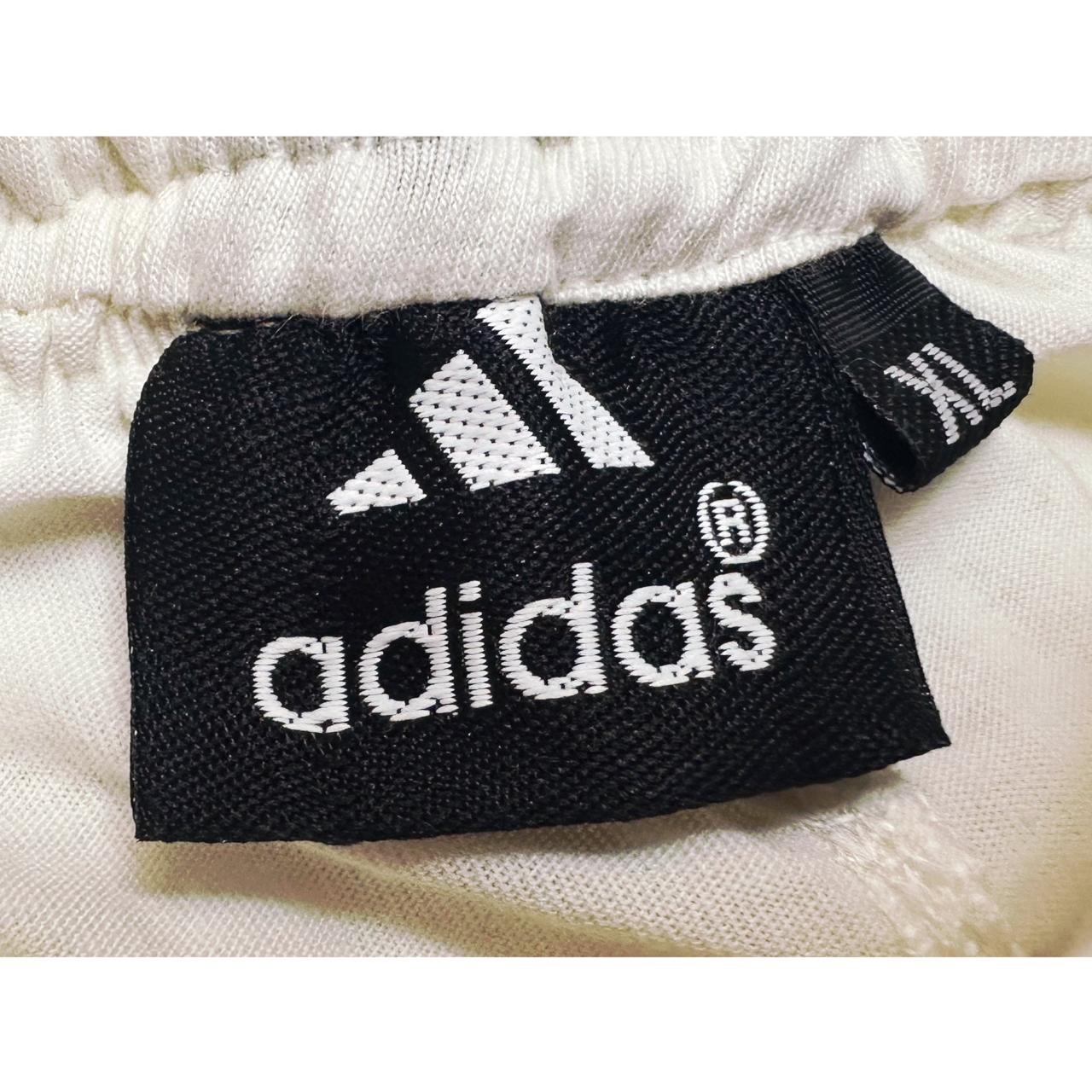 Classic Adidas 3-Stripes Cotton White Track Pants – Everyday Comfort