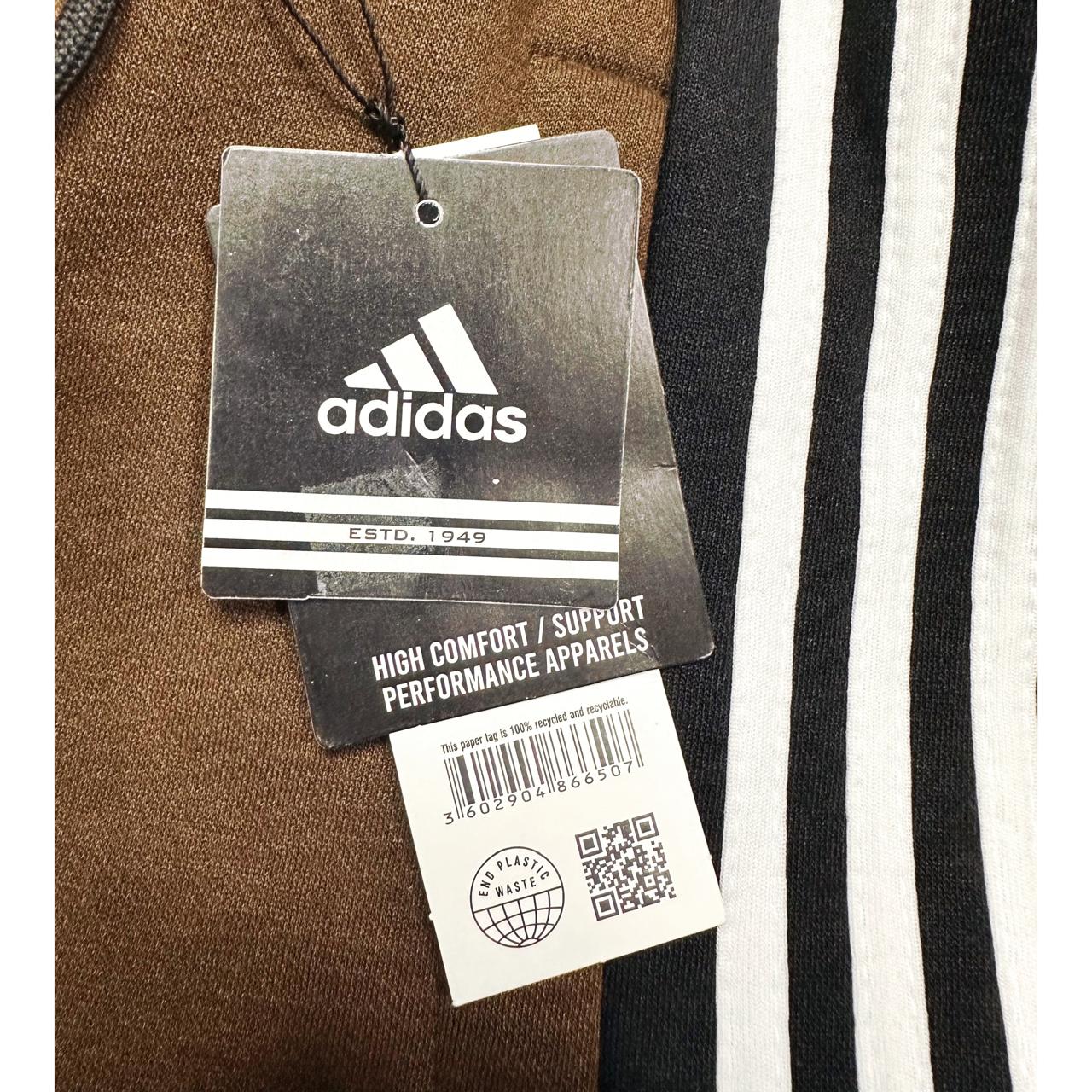 Adidas Heavy GSM Track Pants – Elite Quality |  Brown | Iconic 3-Stripes