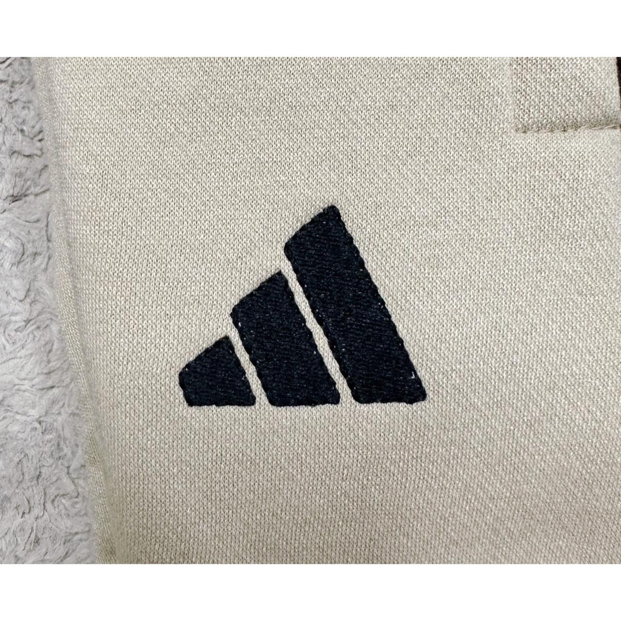 Adidas Heavy GSM Track Pants – Elite Quality | Beige | Iconic 3-Stripes