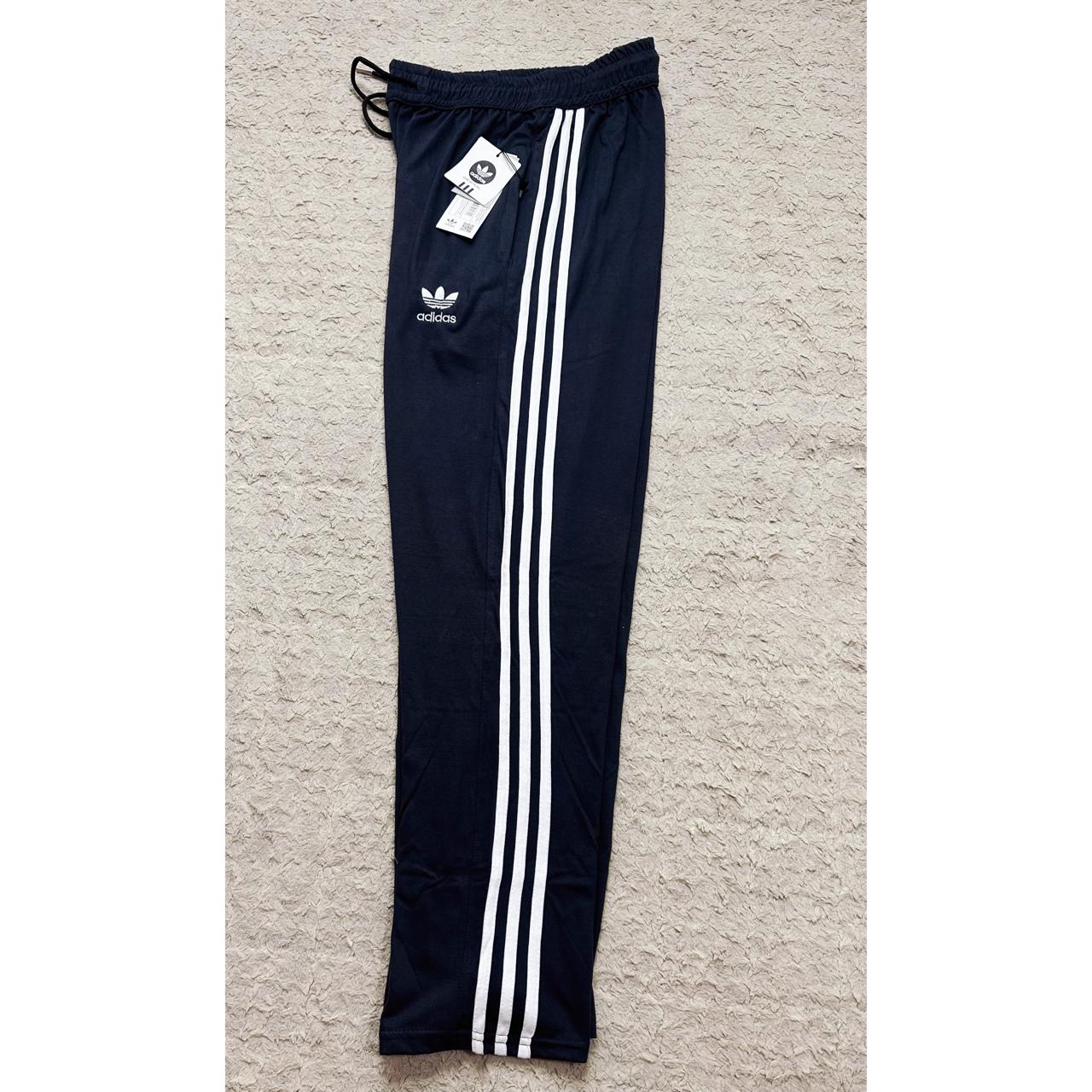 Classic Adidas 3-Stripes Black Cotton Track Pants – Everyday Comfort