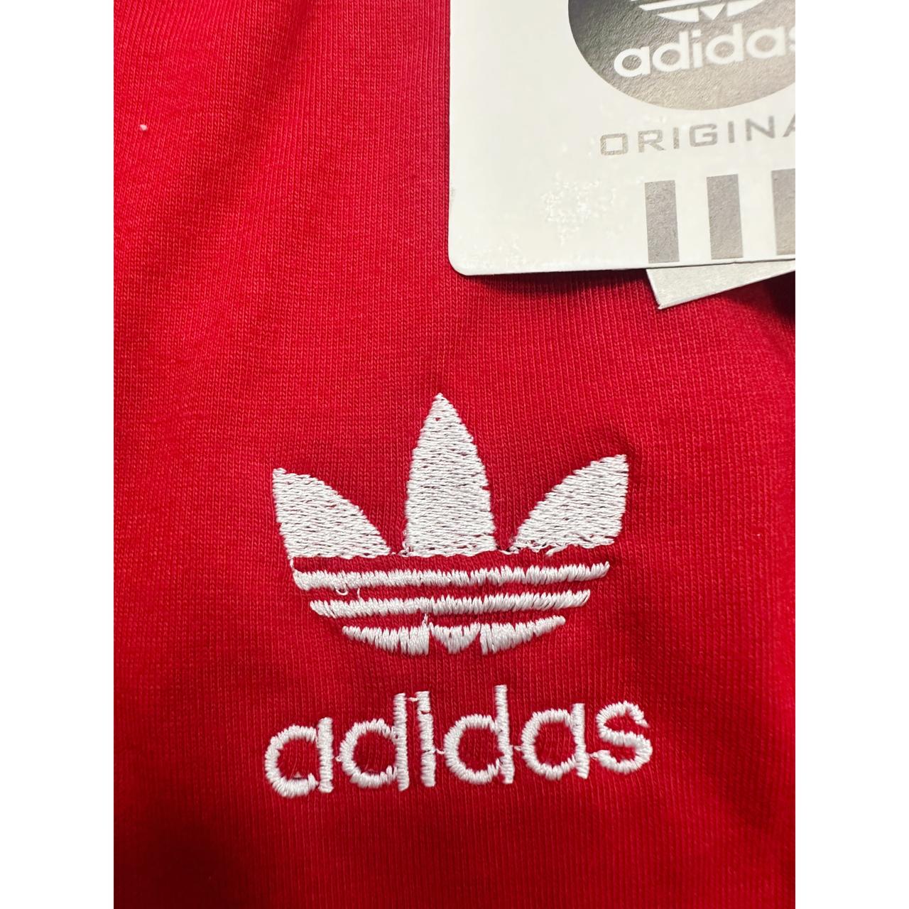 Adidas Originals Cotton Red Track Pants – 3 Stripes Classic | Trendy, Durable & Breathable Fit