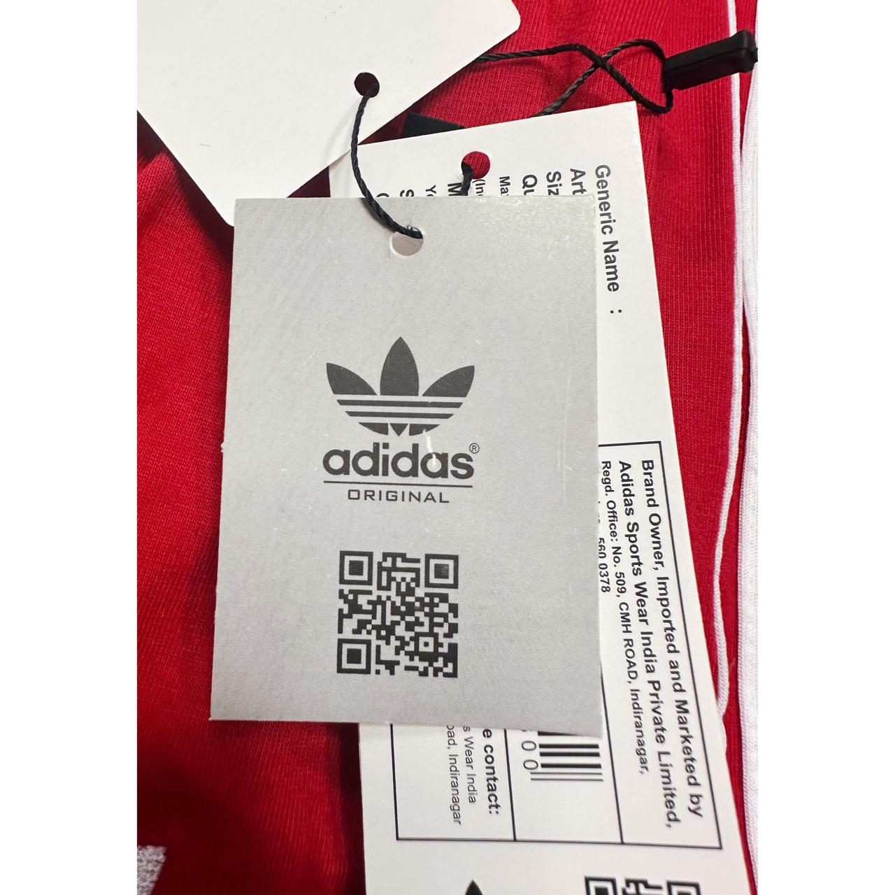 Adidas Originals Cotton Red Track Pants – 3 Stripes Classic | Trendy, Durable & Breathable Fit