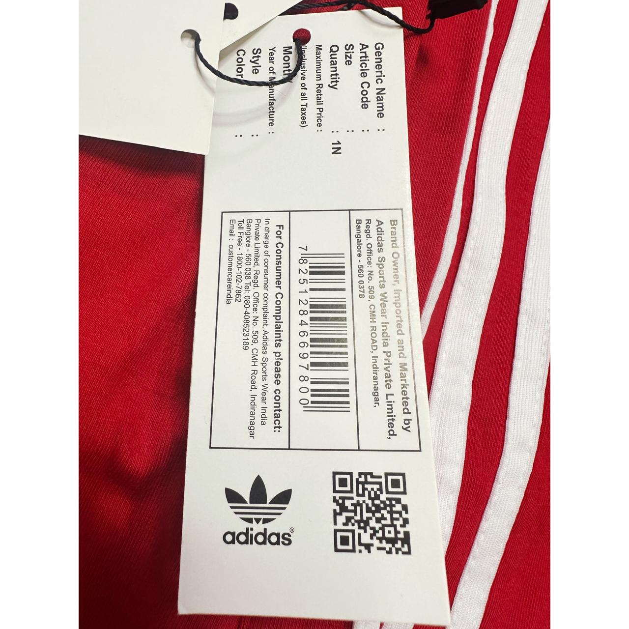 Adidas Originals Cotton Red Track Pants – 3 Stripes Classic | Trendy, Durable & Breathable Fit