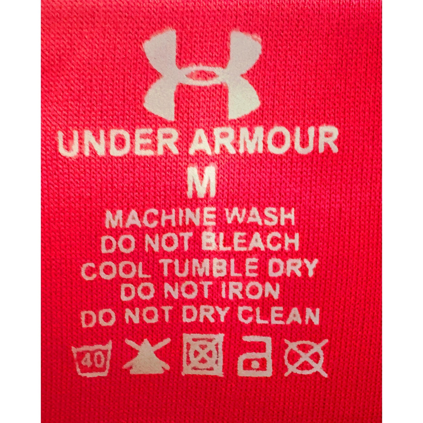 UNDER ARMOUR MEN'S ELITE PERFORMANCE TECH T-SHIRT | RED GRAPHIC PRINT | SHORT SLEEVE, MOISTURE-WICKING, QUICK-DRY | TRAINING & RUNNING