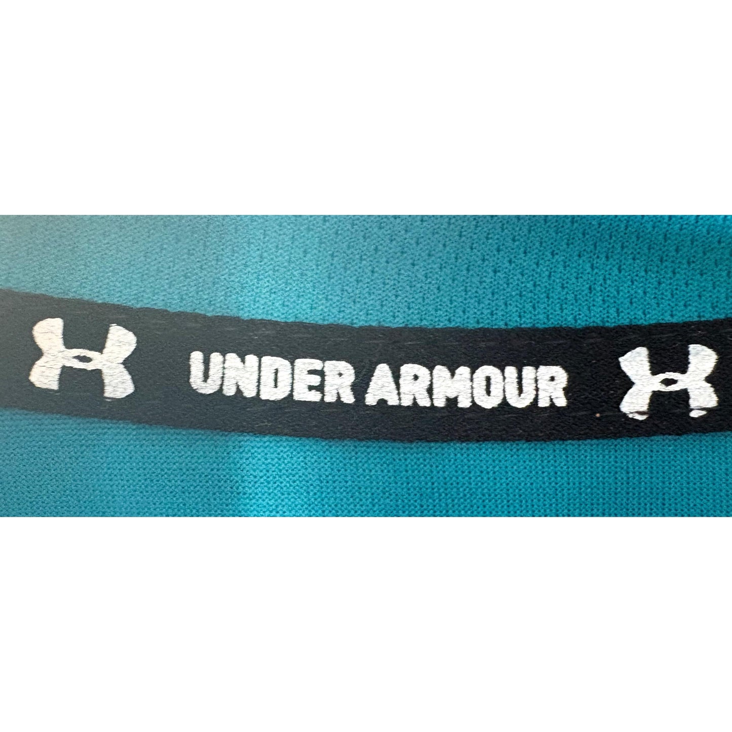 UNDER ARMOUR MEN'S ELITE PERFORMANCE TECH T-SHIRT | LIGHT BLUE/GRAY GRAPHIC PRINT | SHORT SLEEVE, MOISTURE-WICKING, QUICK-DRY | TRAINING & RUNNING