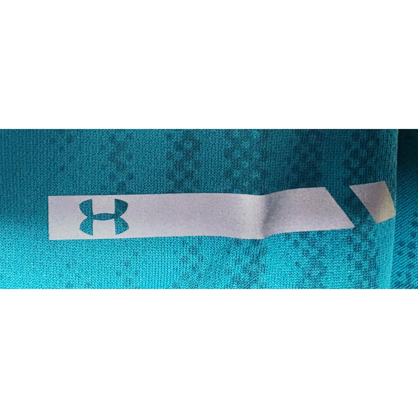 UNDER ARMOUR MEN'S ELITE PERFORMANCE TECH T-SHIRT | TEAL BLUE GRAPHIC PRINT | SHORT SLEEVE, MOISTURE-WICKING, QUICK-DRY | TRAINING & RUNNING