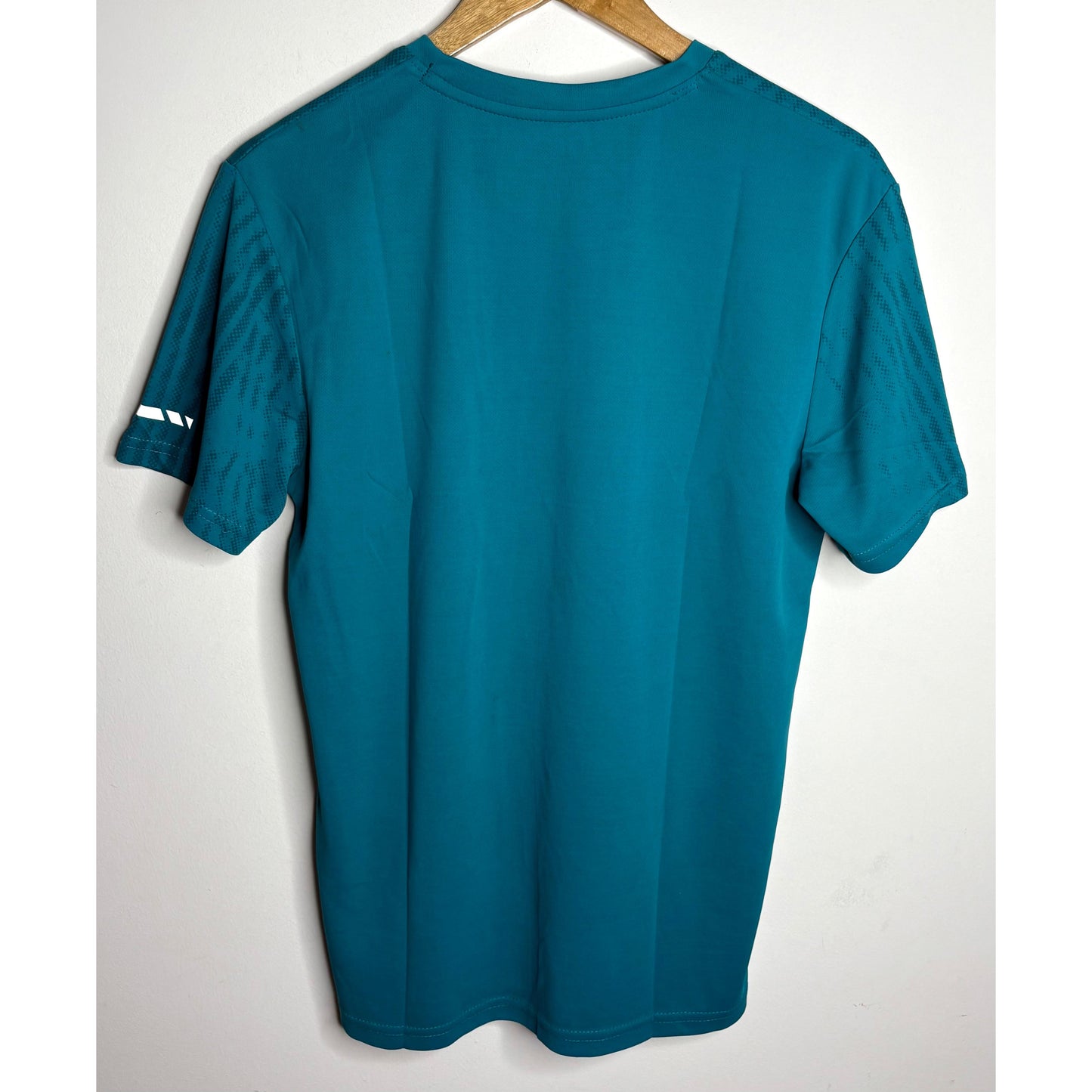UNDER ARMOUR MEN'S ELITE PERFORMANCE TECH T-SHIRT | TEAL BLUE GRAPHIC PRINT | SHORT SLEEVE, MOISTURE-WICKING, QUICK-DRY | TRAINING & RUNNING
