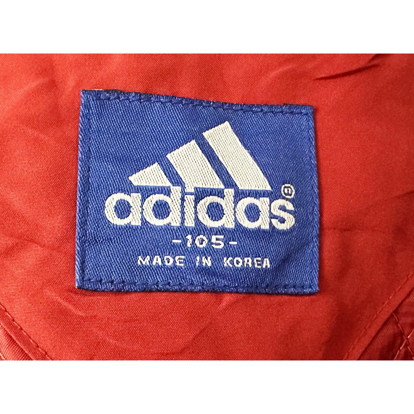 Adidas Vintage Korean-Made Technical Winter Parka – Premium Red Insulated Jacket