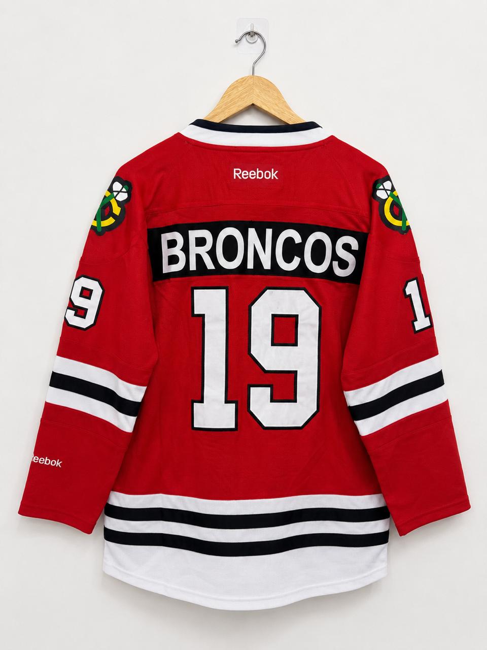 Chicago Blackhawks #19 Reebok NHL Ice Hockey Jersey – Red | Size M