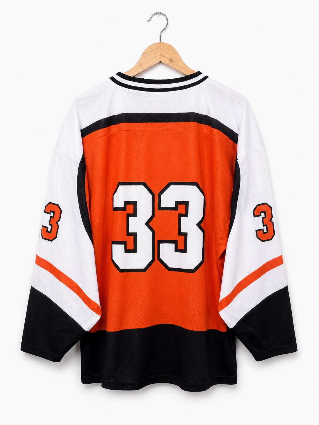Philadelphia Emperors #33 Ice Hockey Jersey – Orange | Premium Edition | Size 2XL
