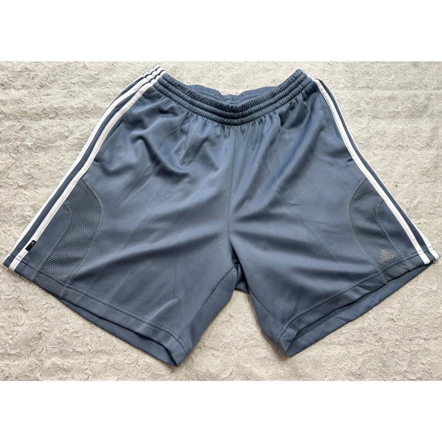 ADIDAS GREY WITH WHITE STRAP PREMIUM SHORTS SIZE XL