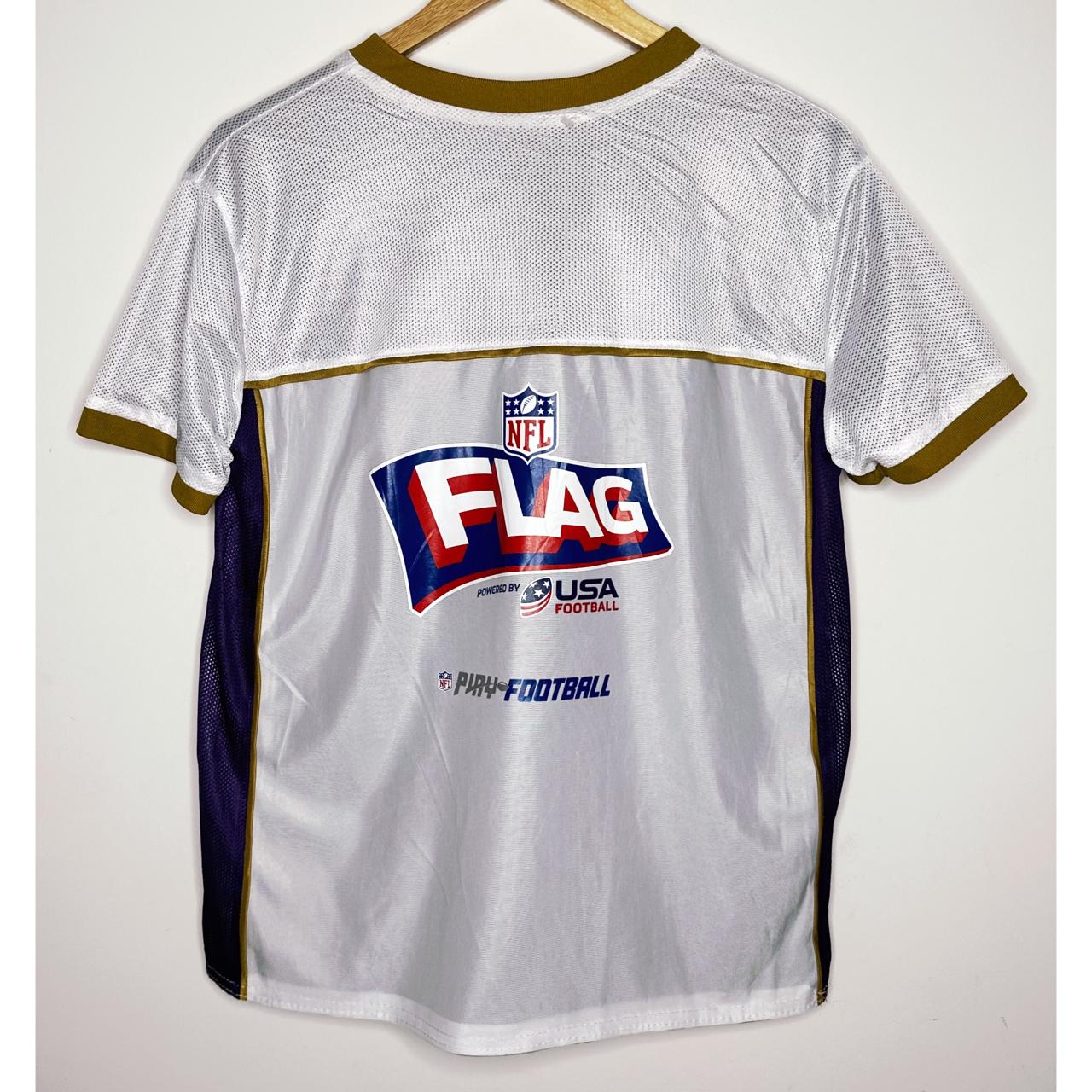 RAVENS REVERSIBLE NFL USA FLAG SIZE-XL NFL JERSEYS