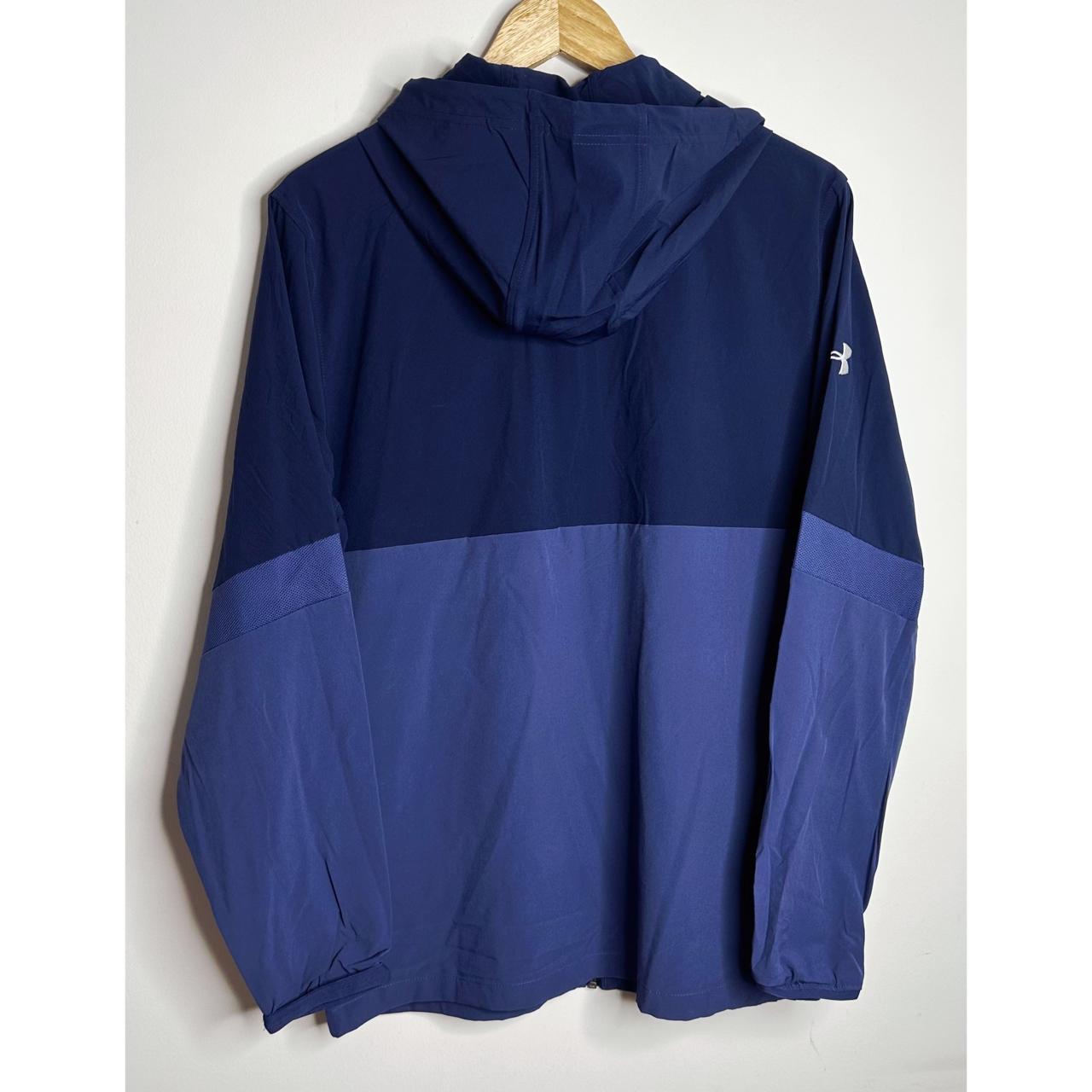 UNDER ARMOUR ELMHURST LIGHTWEIGHT WINDBREAKER – BREATHABLE, WATER-RESISTANT JACKET FOR ACTIVE OUTDOOR WEAR SIZE L