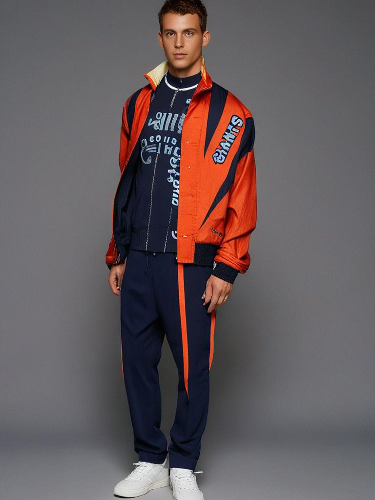 GIANTS ORANGE BLACK PREMIUM JACKET SIZE L