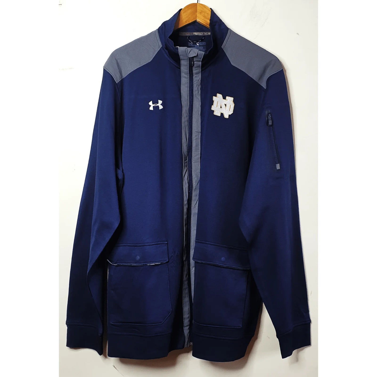 UNDERARMOUR NOTRE DAME SIZE: 2XL 3XL JACKET – Brandhacker