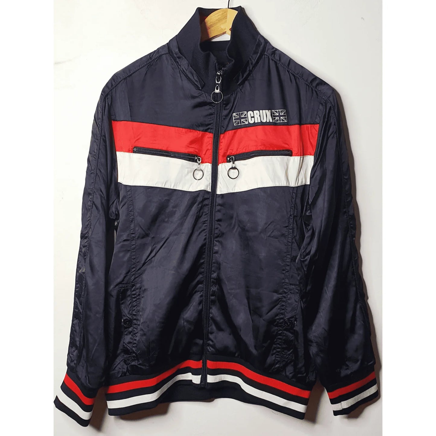 LONDON CRUX BLACK TRACK SIZE: L JACKET.-