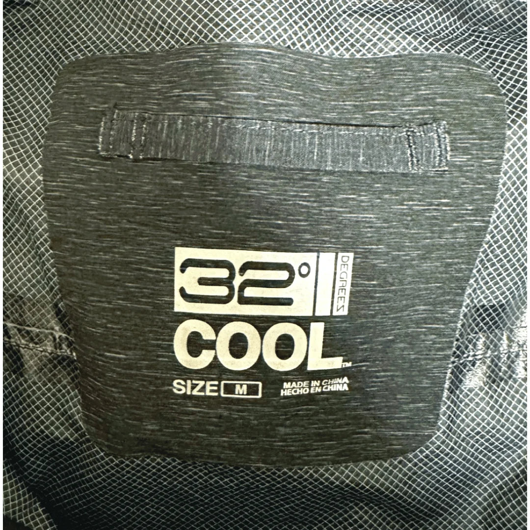 DEGREES COOL BLACK SIZE M WINDBREAKER SIZE: M JACKETS .-