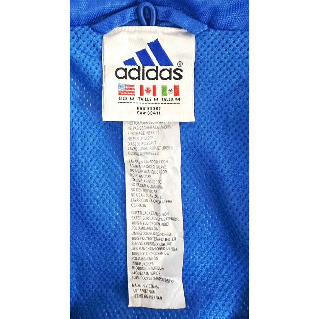 ADIDAS BLUE SIZE 2XL WINDBREAKER JACKETS--
