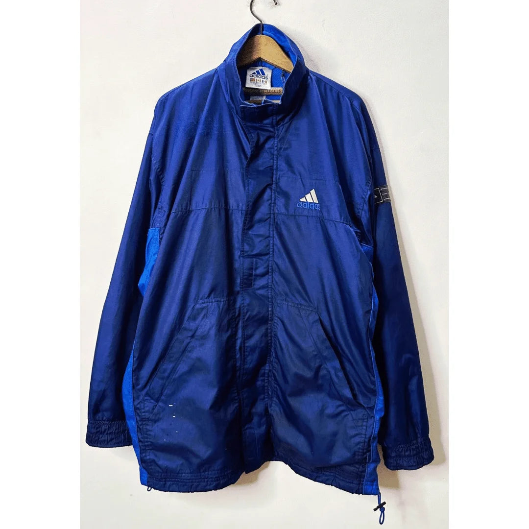 ADIDAS BLUE SIZE 2XL WINDBREAKER JACKETS--
