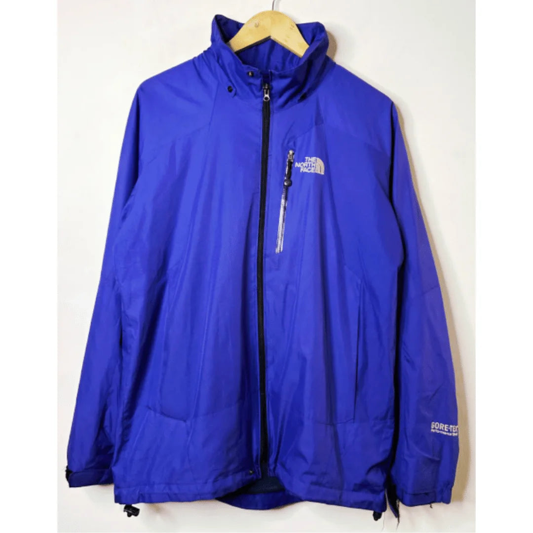 The North Face Blue Size XL Windbreaker Men's Summit Series The North Face Blue Size XL Windbreaker Men's Summit Series