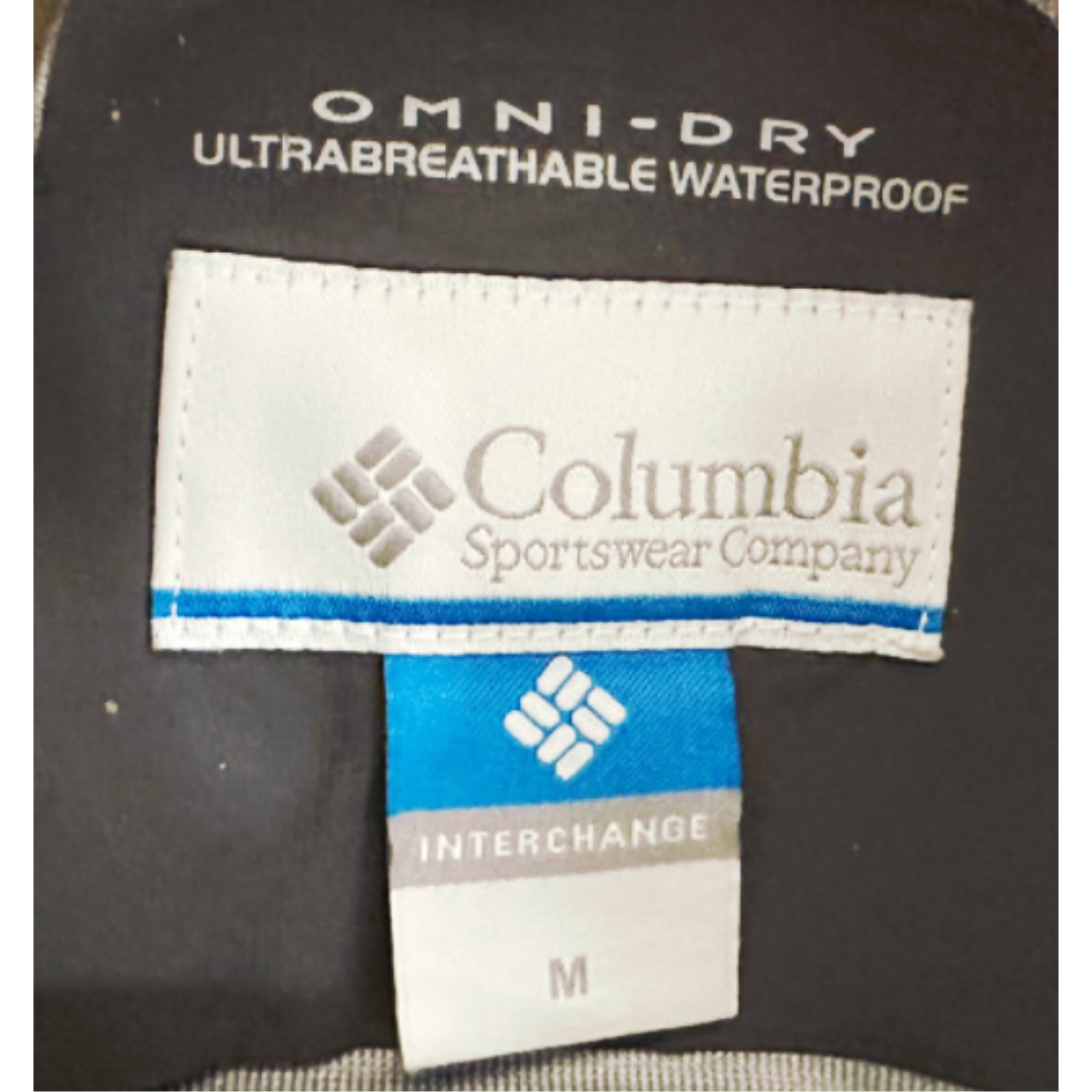 COLUMBIA GREY SIZE Small WINDBREAKER JACKET .