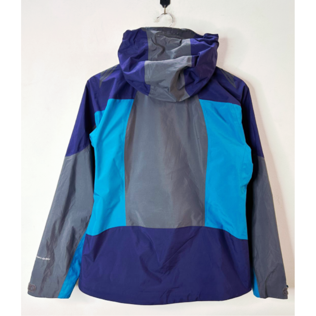 COLUMBIA GREY SIZE Small WINDBREAKER JACKET .