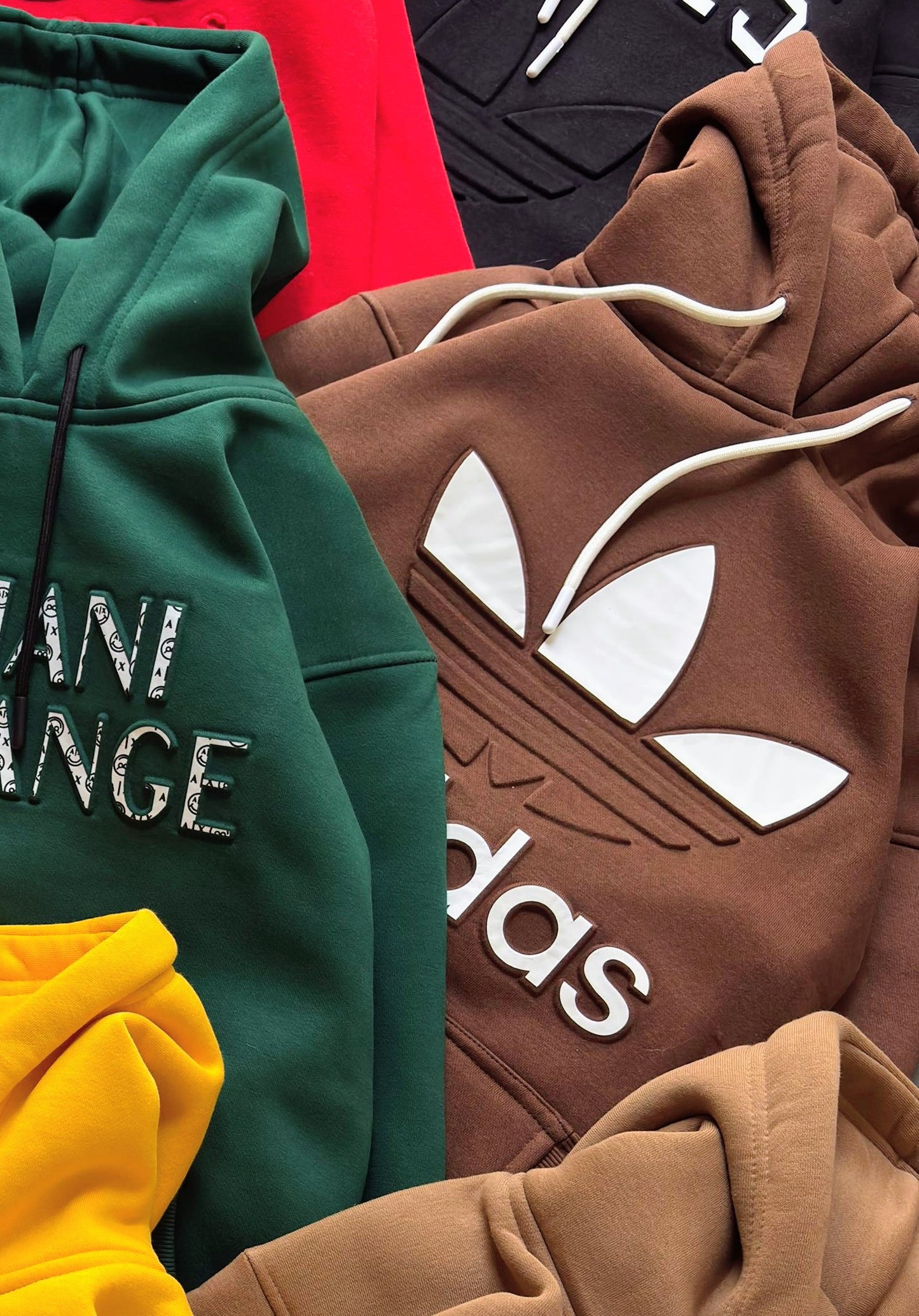 Adidas Originals Luxury Brown Hoodie – Iconic Trefoil Edition