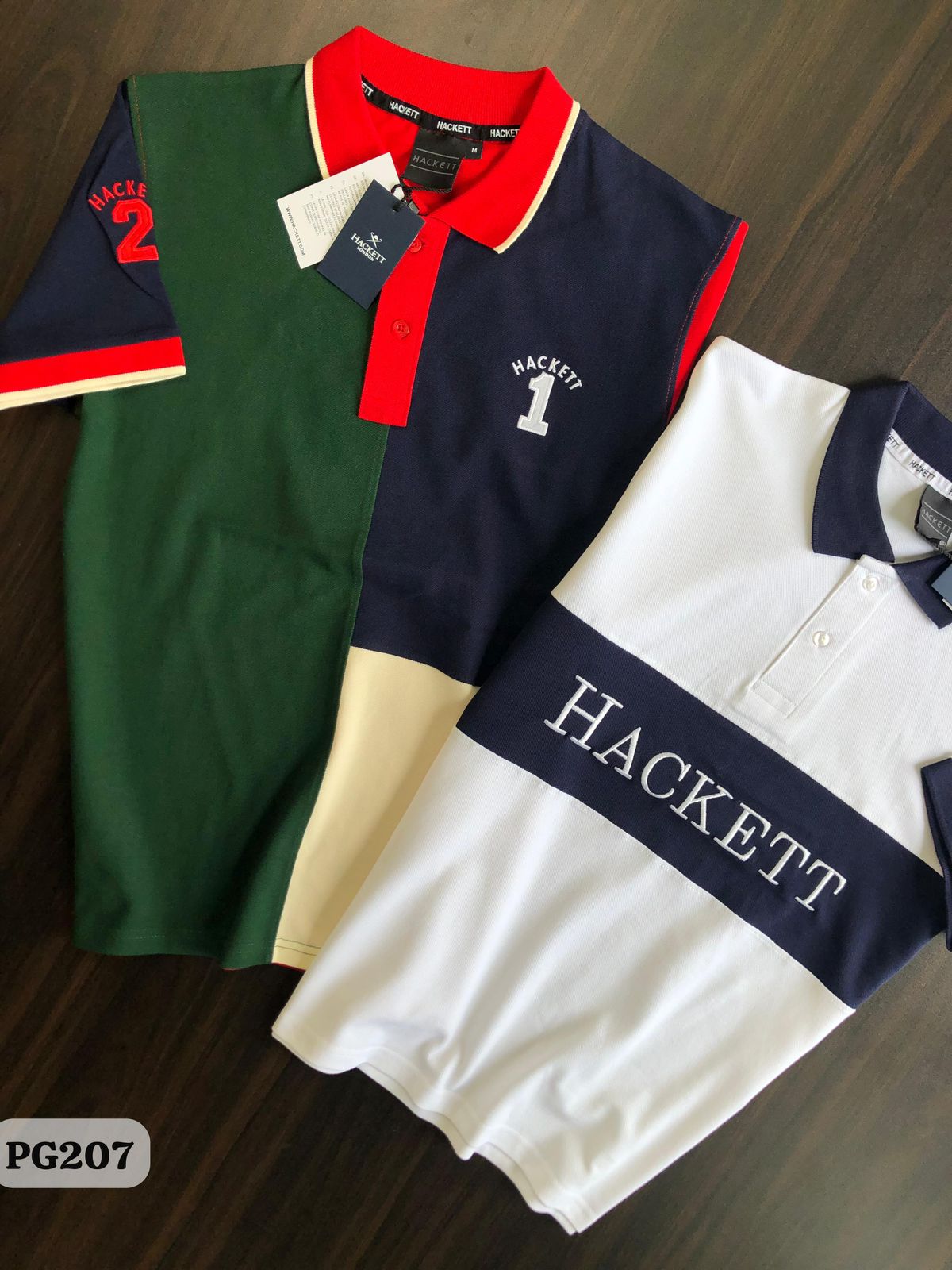 Luxury Hackett Polo Shirt – Bold Colorblock Edition