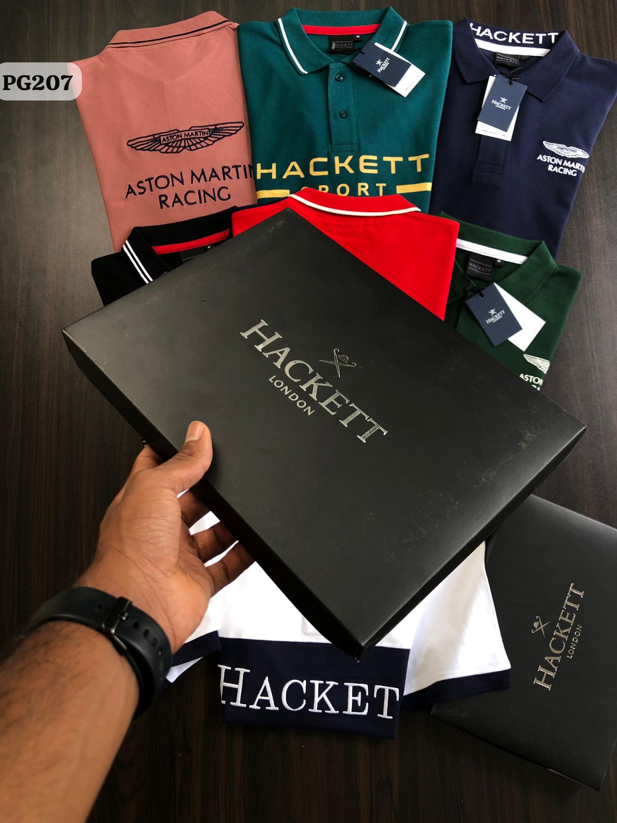 Luxury Hackett Polo Shirt – Bold Colorblock Edition