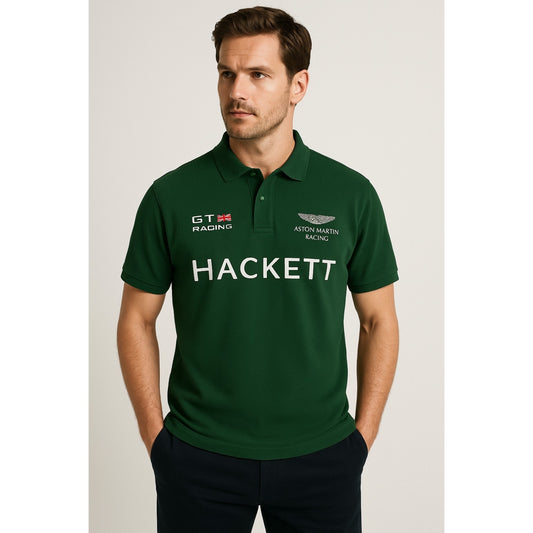 Hackett London x Aston Martin Polo – Iconic Racing Heritage in Green