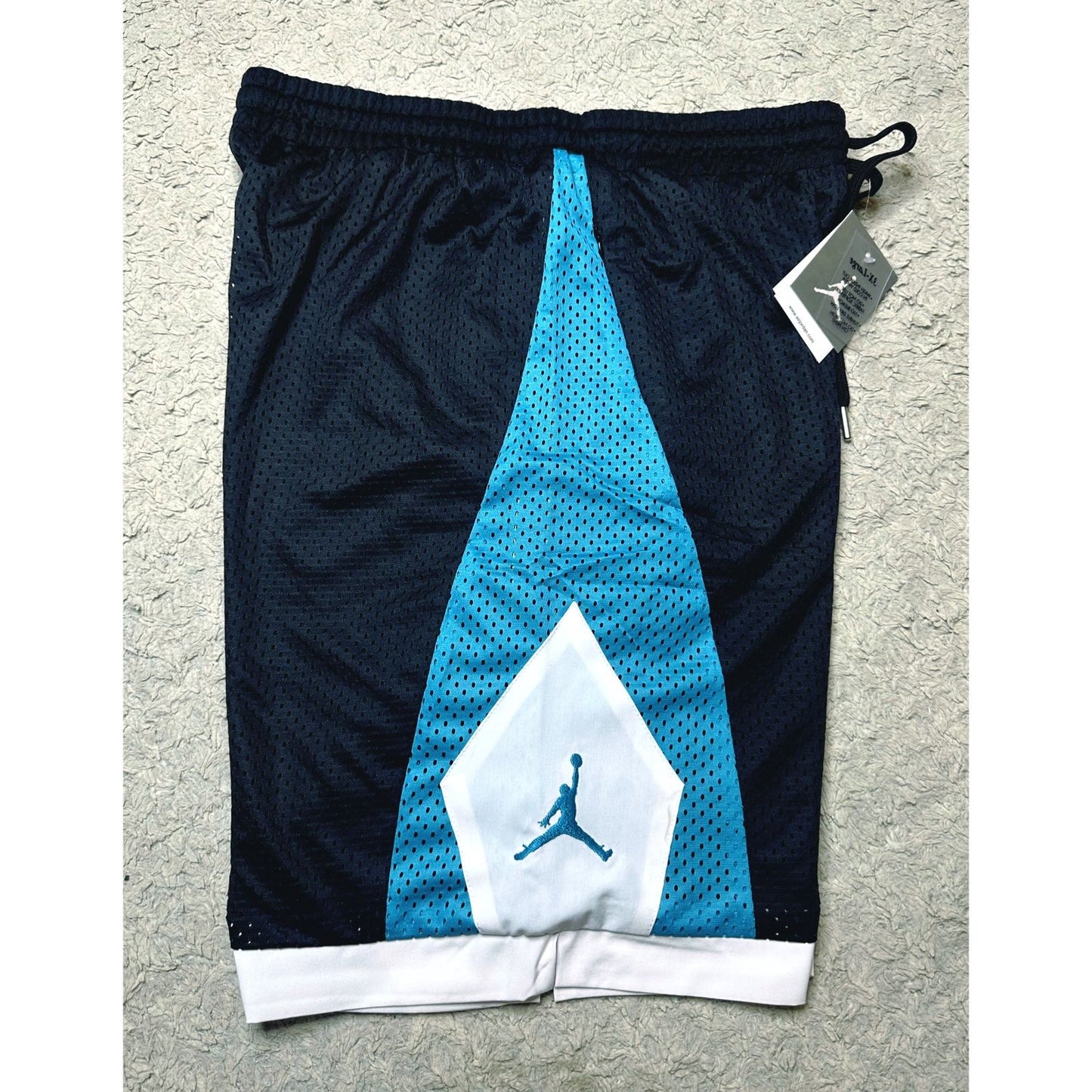 Jordan Jumpman Athletic Mesh Shorts – Blue-Black Colorblock