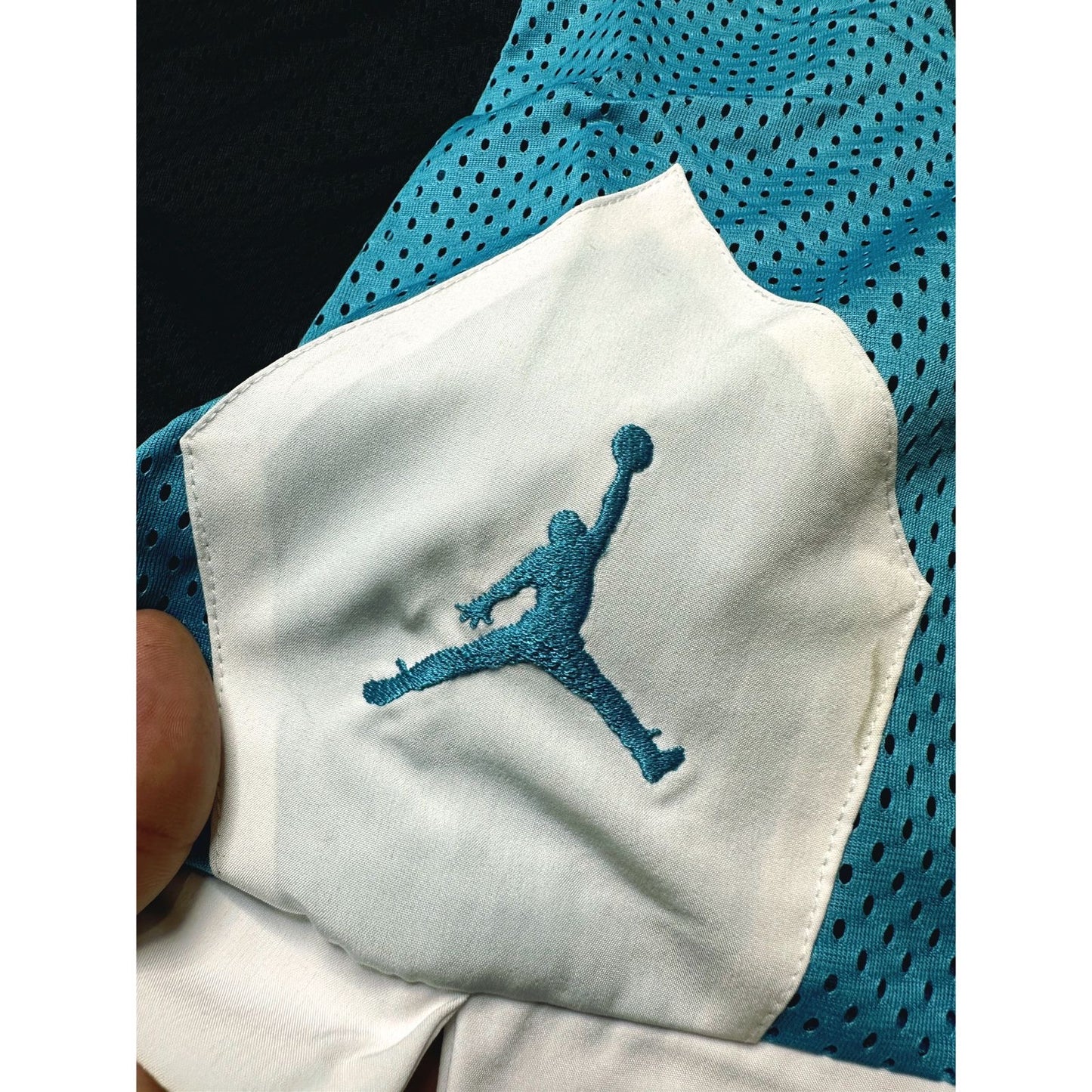 Jordan Jumpman Athletic Mesh Shorts – Blue-Black Colorblock