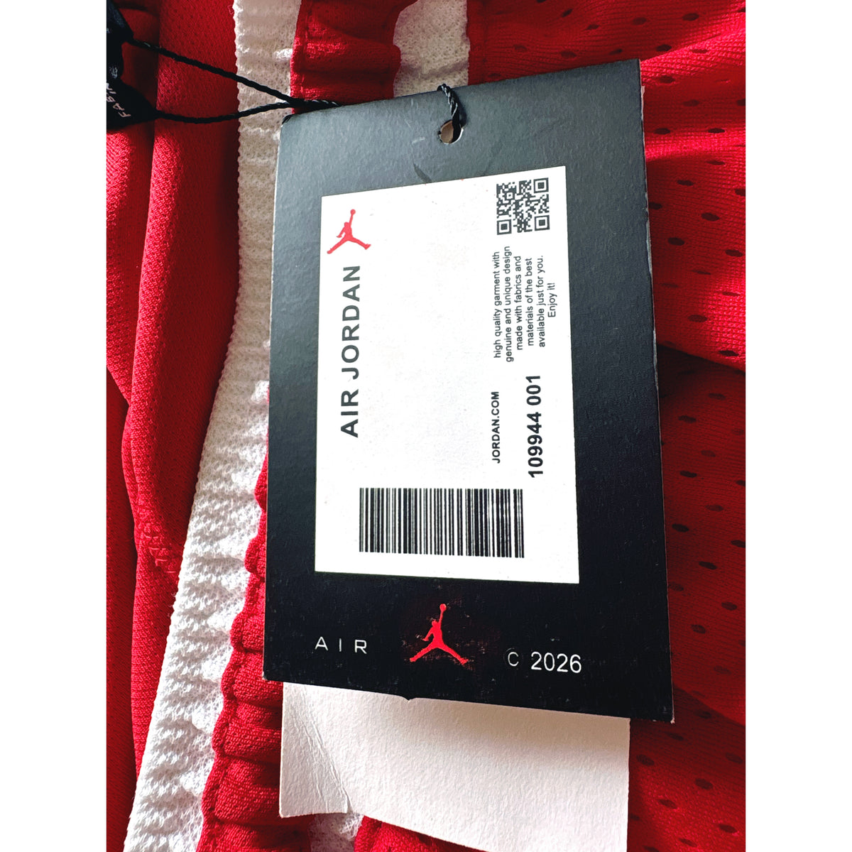 Jordan Signature Red Mesh Shorts