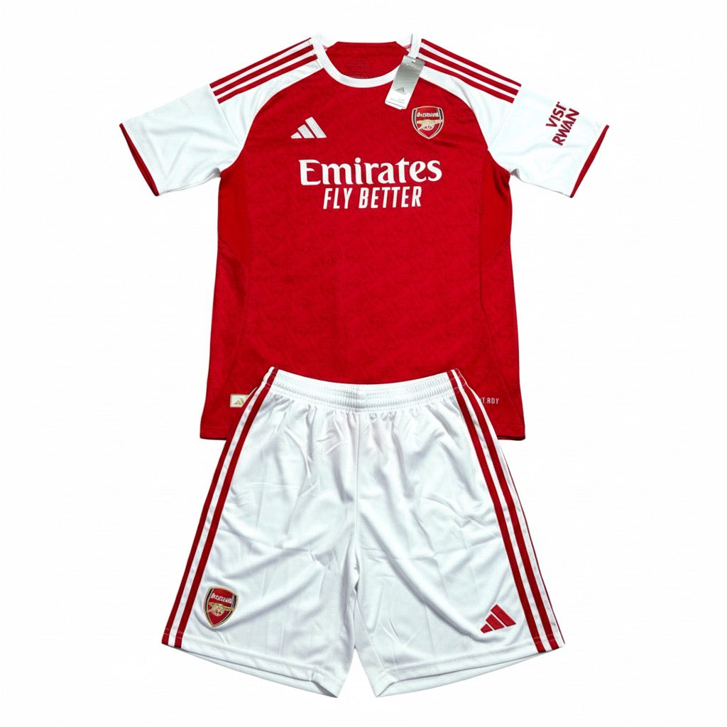 ADIDAS ARSENAL 25/26 FOOTBALL JERSEY KIT | RED & WHITE