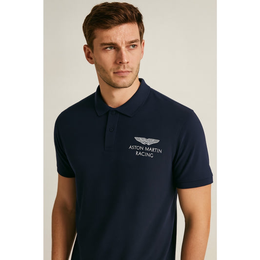 Hackett x Aston Martin Polo – Classic Navy Heritage Style