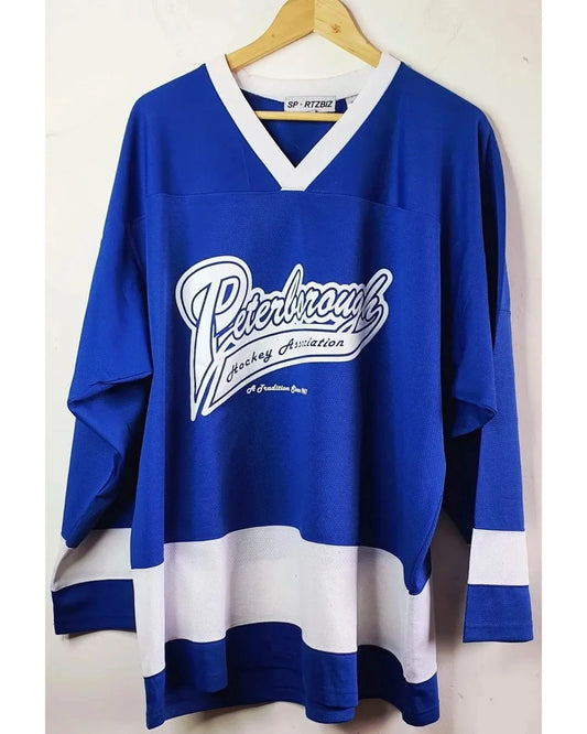 SPORTSBIZ BLUE & WHITE FULL SLEEVES JERSEY