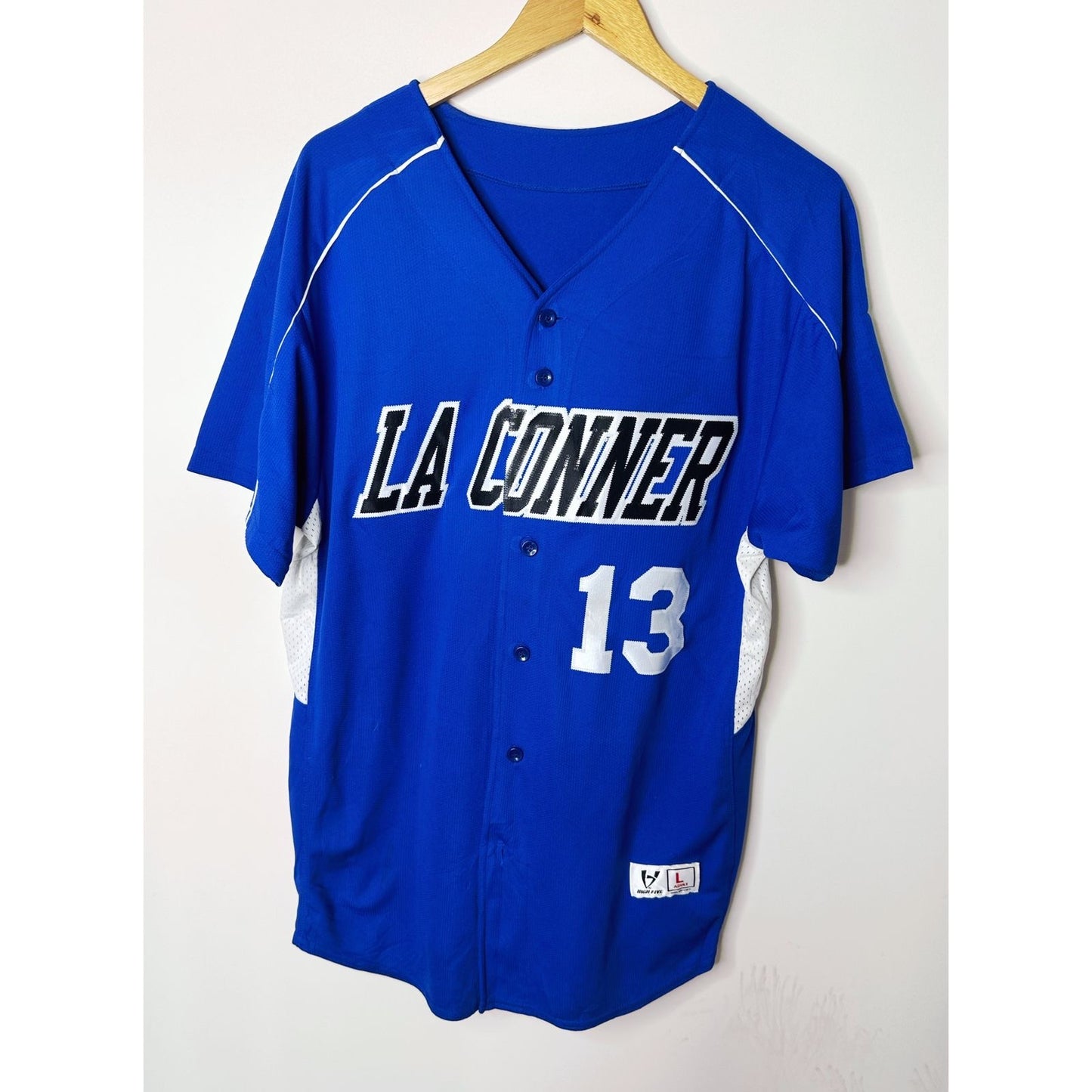 La Conner Braves #13 Team Baseball Jersey - High Five Athletics - Size XL
