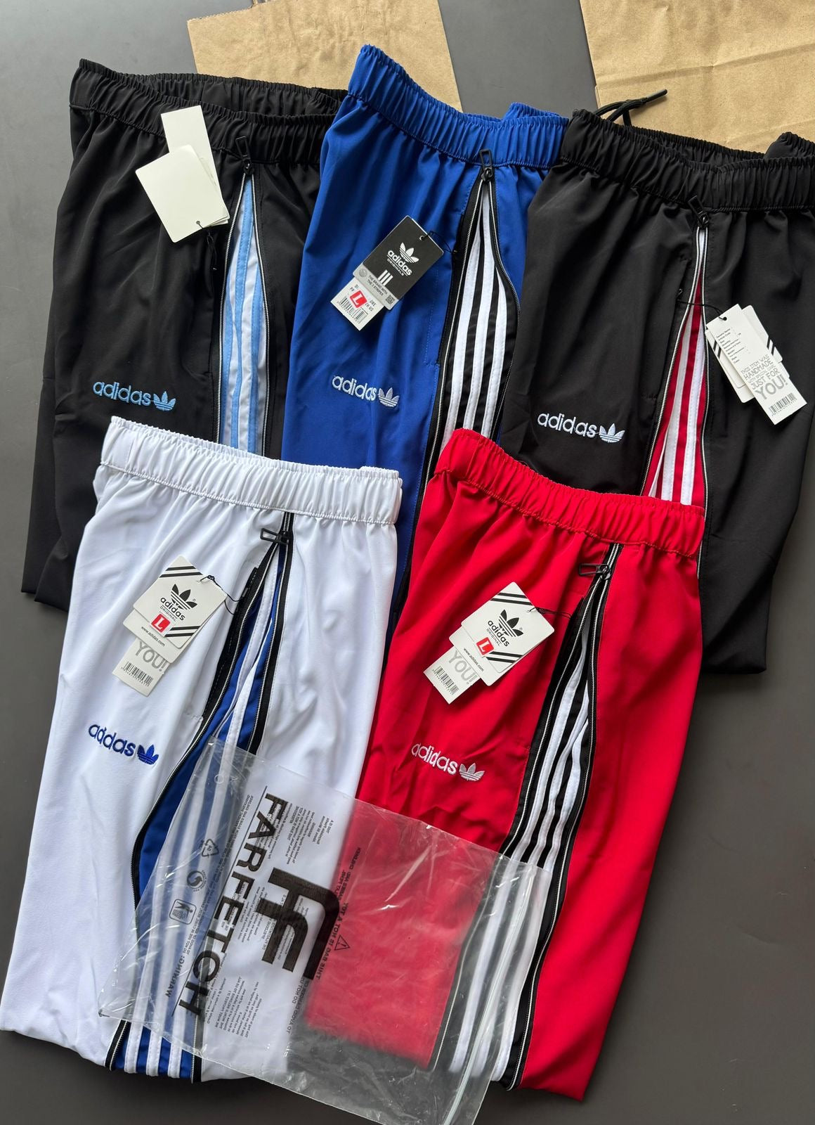 Adidas Originals 3-Stripe Zipper Track Pants