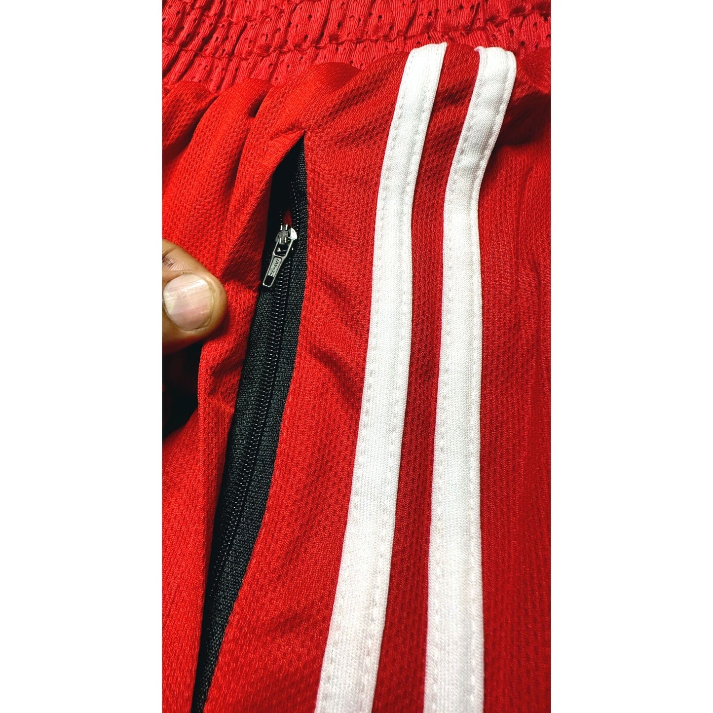 Jordan Legacy Mesh Shorts – Red/Black Edition