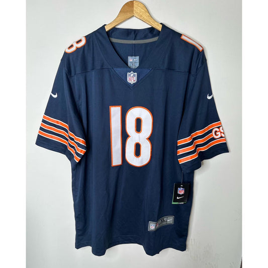 Nike NFL Chicago Bears Kyle Bennett #18 Jersey New With Tags - Navy/Orange - Men's XL