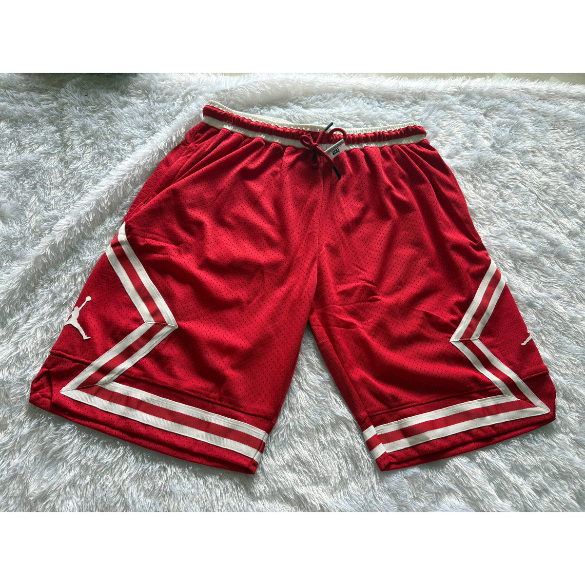 Jordan Signature Red Mesh Shorts